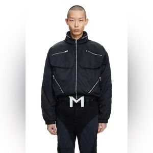 Mugler X H&M Nylon Bomber Jacket size L